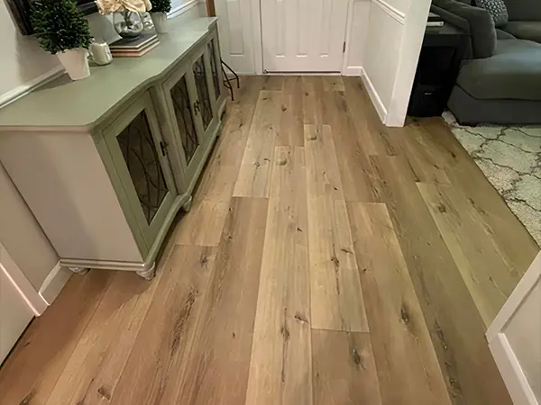 Luxury vinyl plank flooring installation in Modesto, CA