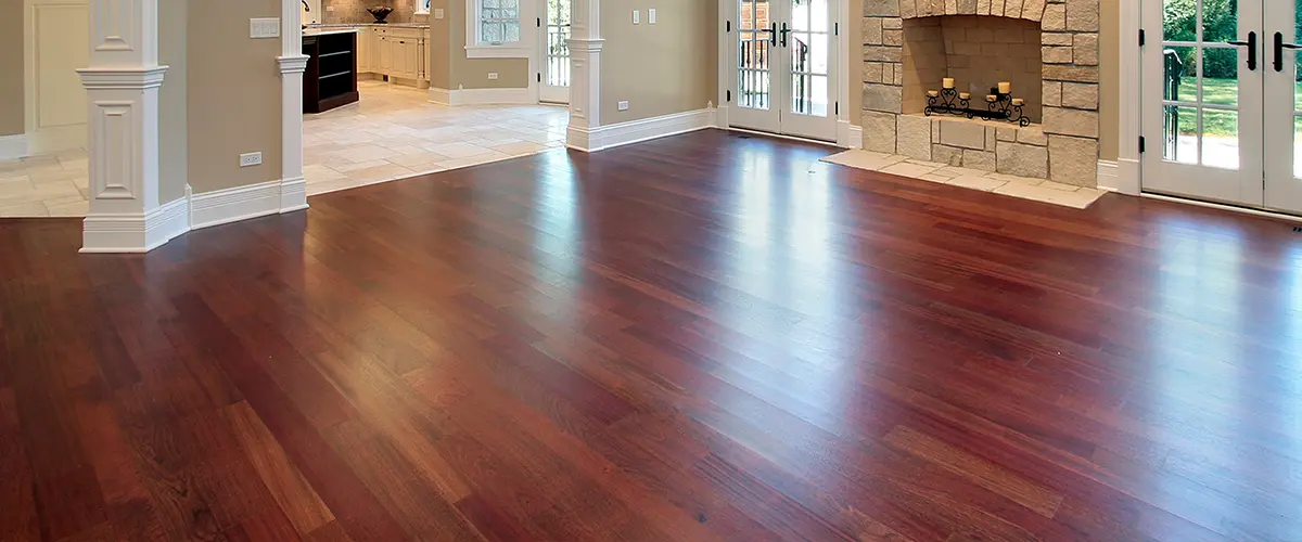 hardwood floor refinishing by KHB flooring