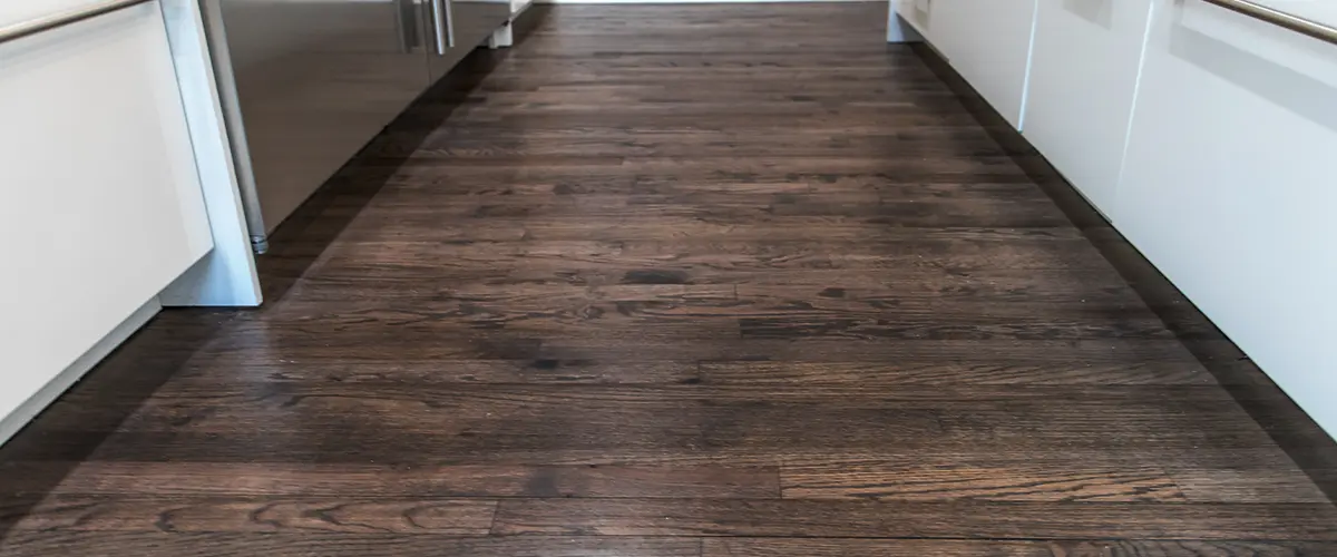 Dark Wood Stained Floor